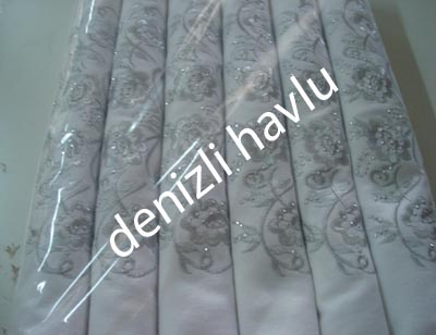 ta�l� nak��l� havlu